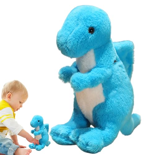 Générique Dinosaur Stuffed Tier, Dinosaurierpuppe, weiches Cartoon-Spielzeug, niedliches Spielzeug für Zuhause, Schule & Reisen, niedliches Midget für Kinder, 1 Stück, Grün, tragbar von Générique