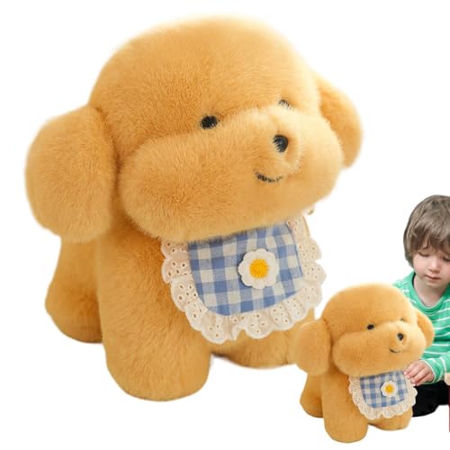 Générique Dog Plush Dolls, Dog Plush Toys für Kinder, niedliches Gefülltes Tier, realistisches Hundespielzeug, Plüschtier, 30 cm, exquisites Hundespielzeug, tragbar für Reise & Geschenk von Générique