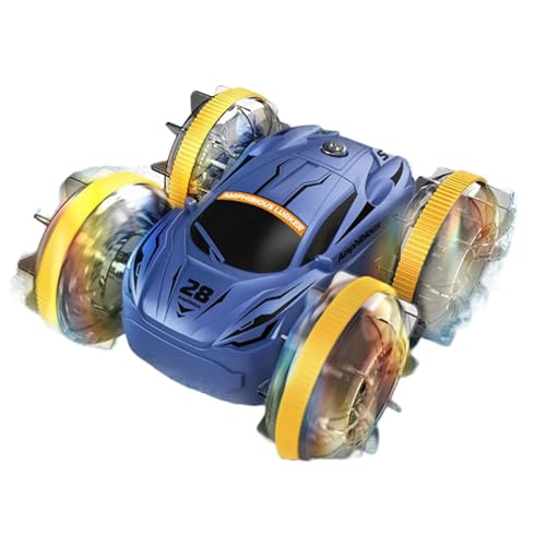 Générique Drift Race Rc Car Boat Toy, 360 Grad Rotation Remote Control, 6,3 x 6,22 x 3,15 Zoll Drift Car für 45-Grad Slopes, Rocks, Grass, Desert, High-Performance Off Road Racing von Générique