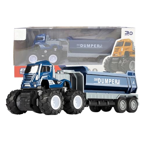 Générique Dump Truck Toys, Simulation Engineering Vehicle, Large Friction Powered Truck 6.1 x 3.74 Zoll, Realistic Design, Authentic and Fun for Boys, Girls, Birthday Present von Générique