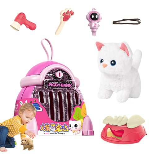 Générique Entzückendes elektronisches Plüschtier, Touch Control Robotic Toy, Interaktives Hundespielzeug, Pretend Dress Up Pet, Stuffed Tier mit Barking und Walking, Pretend Dress Up Realistic Pet for von Générique