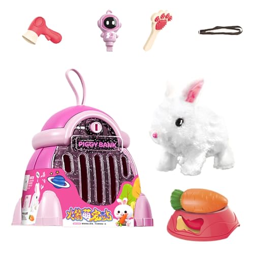 Générique Entzückendes elektronisches Plüschtier, Touch Control Robotic Toy, Interaktives Hundespielzeug, Pretend Dress Up Pet, Stuffed Tier mit Barking und Walking, Pretend Dress Up Realistic Pet for von Générique