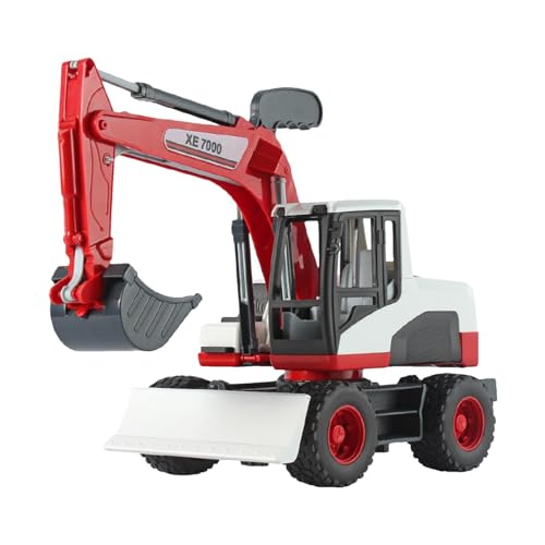 Générique Excavator Toy, Construction Truck Toy, Inertia Plaything Vehicles, Manual Control Car Plaything for Kids Over 3 Years Old, Interactive Playset with Lights, Sound and Movable Parts von Générique