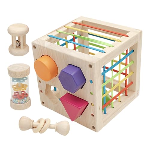Générique Farbsortierspielzeug, sensorisches Feinmotor, sensorisches Sortierwürfel für Kleinkinder, mit Rassel, Lernaktivitäten zu Hause mit Feinmotorik Générique Farbsortierspielzeug, sensorisches Feinmotor, sensorisches Sortierwürfel für Kleinkinder, mit Rassel, Lernaktivitäten zu Hause mit Feinmotorik von Générique
