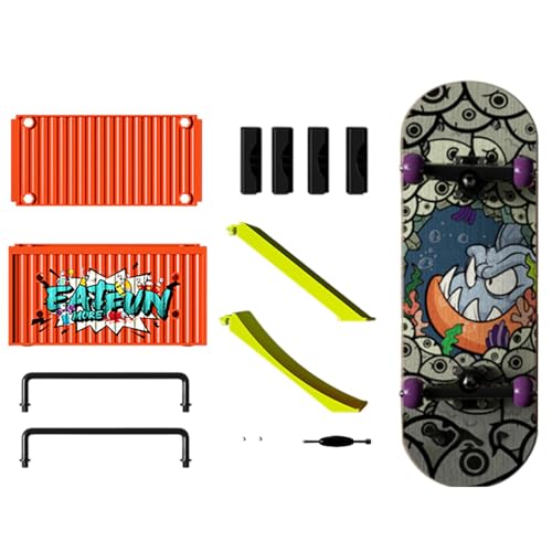 Générique Finger Skateboards Kids, Skateboard Toy Kits, Finger Skateboard Kits, Compact Fingers Boards, Finger Skateboard Kits with Compact Boards for Kids and Adults Promoting Coordination von Générique