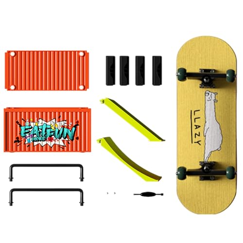 Générique Finger Skateboards Kids, Skateboard Toy Kits, Finger Skateboard Kits, Compact Fingers Boards, Finger Skateboard Kits with Compact Boards for Kids and Adults Promoting Coordination von Générique