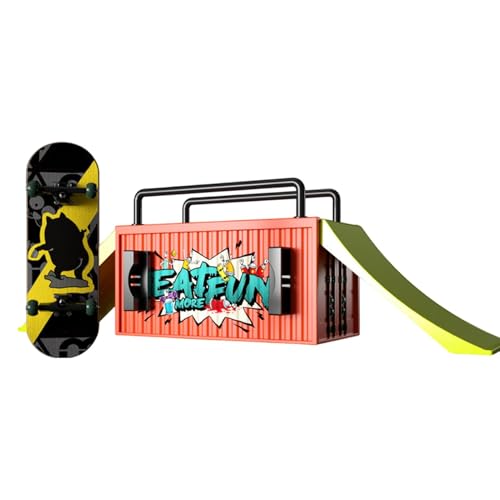 Générique Finger Skateboards Kids, Skateboard Toy Kits, Finger Skateboard Kits, Compact Fingers Boards, Finger Skateboard Kits with Compact Boards for Kids and Adults Promoting Coordination von Générique