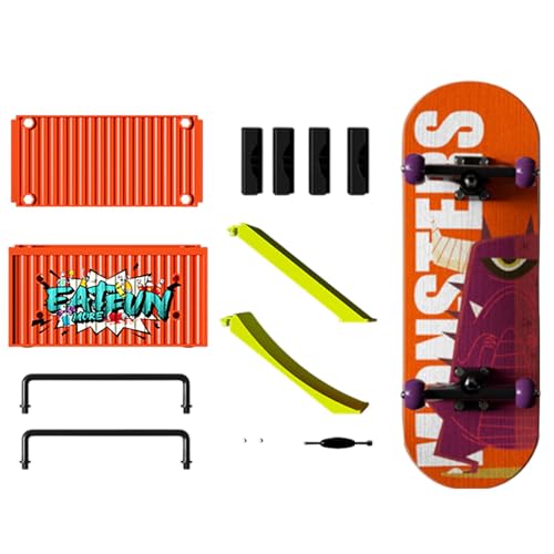 Générique Finger Skateboards Kids, Skateboard Toy Kits, Finger Skateboard Kits, Compact Fingers Boards, Finger Skateboard Kits with Compact Boards for Kids and Adults Promoting Coordination von Générique