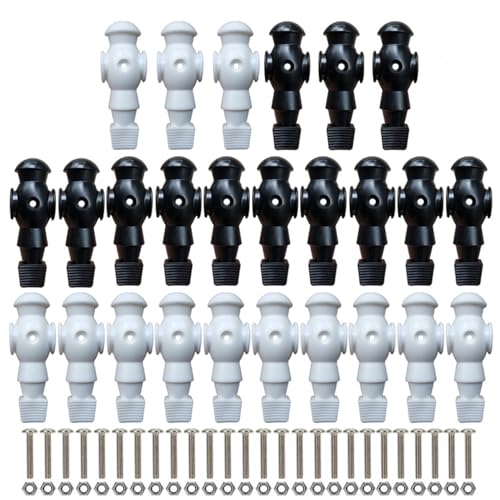 Générique Foosball Men, Tisch Fußball Herren, kleine Fußballfiguren, Foosball Game Components, Foosball Zubehör, Fußball-Maschine, 26 x Fußballfiguren, personalisierbar von Générique