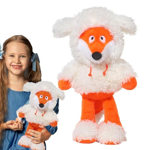 Générique Fox, Cuddly Accompanying Doll, 50,8 cm Cartoon Animal, Plüschtierkissen, Transformatives Lamb Plüschpuppe, Spielzeug für Kinder, weich und bequem Plüschtiere für Kinder, 20 von Générique