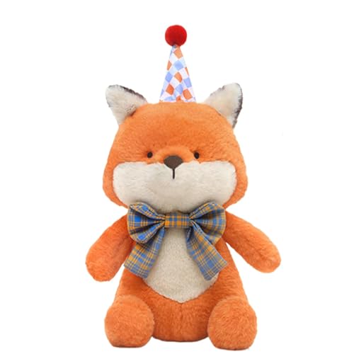 Générique Fox Plüsch-Spielzeug, Hugging Plüschkissen, ultraweiche Puppe, 29 cm, kuschelig, schlafendes und kuscheliges Kissen, niedliches Heimdekor, gefülltes Tierkissen für Sofa, Schlafzimmer, von Générique