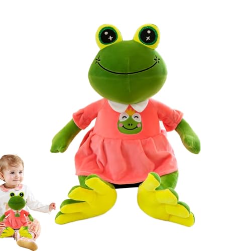 Générique Frog, Soft Accompanying Animal Doll, Cartoon Plush Animal Toys, Doll Pillow for Kids Adults, Comfortable Stuffed Animal for Cuddling, Perfect Comforting Plush Toy for Relaxation von Générique