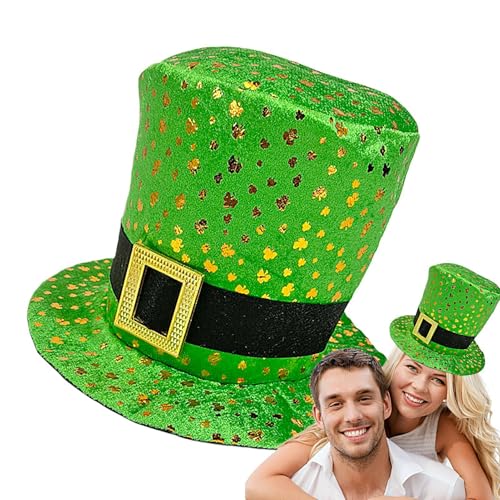 Générique Green Leprechaun Headgear, St. Patrick's Day Top Hat, Leprechauns Kostüm Accessory, Green Holiday Hat, 30 x 18 cm, perfekt für Dressing Up als einfaches Embracing the Festive Spirit von Générique