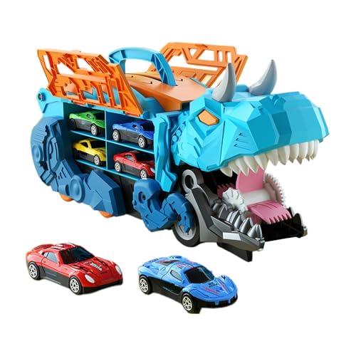 Générique Kids Transport Vehicle, Interaktives Dinosaurier-Spielzeug, Carrier Vehicle Toy, Dinosaur Transport Truck, Kinderfahrzeug, Dinosaurier, Lernspielzeug, Handle Design für Kinder von Générique