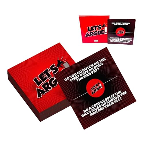 Générique Let's Argue Card Game für Erwachsene, Fun Classic Debate Game, Family Night Challenge, Travel-Friendly, Interactive Party Entertainment, Engaging Activity for Groups von Générique