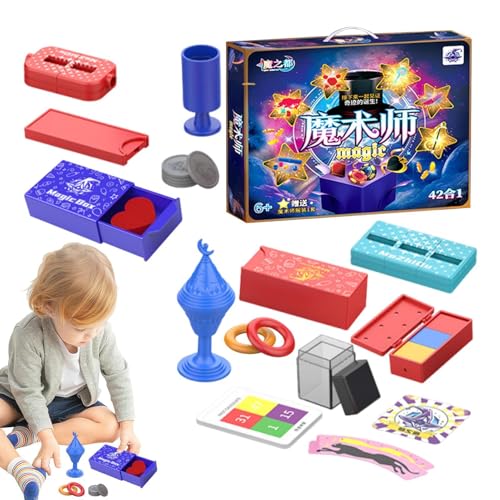 Générique Magic Toy Set, Cool Magic Tricks, Magic Props für Kinder, Stage und Street Magic Kit für Anfänger und Profis, Fun Close-Up Magic Trick Tools für Kinder von Générique