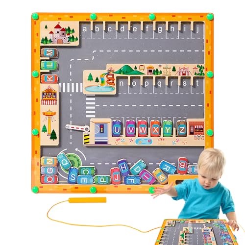 Générique Magnet Alphabet, Labyrinth, Alphabet Labyrinth Board | Puzzle-Aktivitätsbox aus Holz | Spielzeug für und Mädchen im Alter von 3 4 Jahren 5 Jahren, sensorisches Spielzeug mit feinem Générique Magnet Alphabet, Labyrinth, Alphabet Labyrinth Board | Puzzle-Aktivitätsbox aus Holz | Spielzeug für und Mädchen im Alter von 3 4 Jahren 5 Jahren, sensorisches Spielzeug mit feinem von Générique