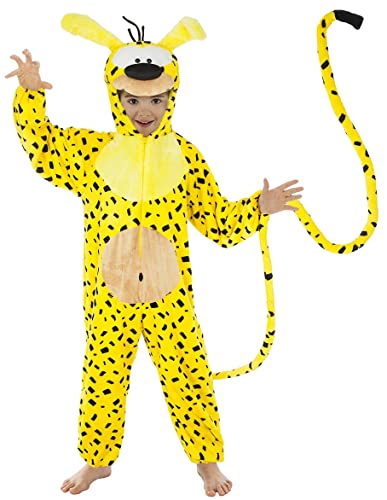 Generique – Kostüm Marsupilami Kinder 7 bis 8 Jahre (128 cm) von Chaks