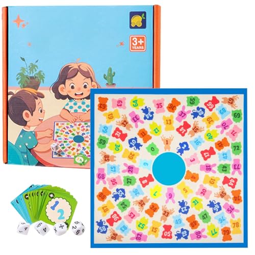 Générique Math Board Games, Interaktives Arithmetic Animal Toy, Multiplikation Learning Game, Fun Math Toys for Classroom and Homeschool, Engaging Educational Game for Boys and Girls von Générique