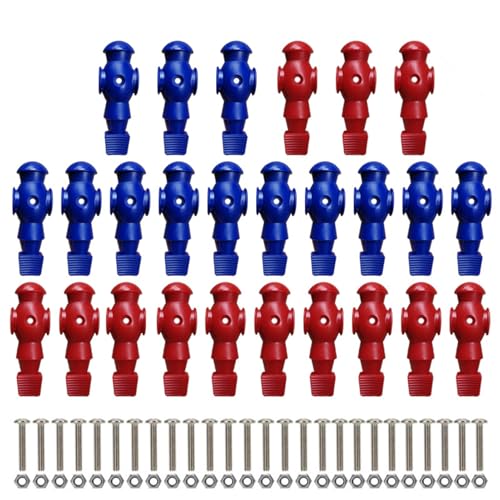 Générique Men, Tisch Fußball Herren, kleine Fußballfiguren, Game Components, Zubehör, Fußball-Maschine, 26 x Fußballfiguren, personalisierbar von Générique