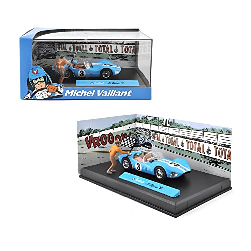 Générique Michel Vaillant Le Mans 1961-1/43 IXO Auto + Figur + DEKOR V1 von Générique