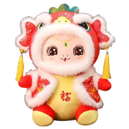 Générique Niedliche Schlangenpuppe, chinesisches feierliches Spielzeug, Schlange Mascot, festliches Plüsch-Dekoration, Jahr der Schlange, Frühlings-Festivaldekoration, Puppe für Frühlingsfeiern von Générique