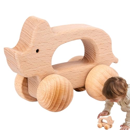 Générique Niedliches Auto-Spielzeug, Interesting Fine Motor Skill Toy, Tragbares Transportfahrzeug, Holztransportfahrzeug, lustiges Holzspielzeug für Kinder, Lernspielzeug für , Mädchen von Générique