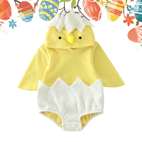 Générique -Chick Baby-Outfit, Huhn für Babys, Mädchen, Halloween-Overall, Langarm, Baby, Chick Halloween, Kostüme, niedlich, Tier, Romper für Kleinkinder, Mädchen, Générique -Chick Baby-Outfit, Huhn für Babys, Mädchen, Halloween-Overall, Langarm, Baby, Chick Halloween, Kostüme, niedlich, Tier, Romper für Kleinkinder, Mädchen, von Générique