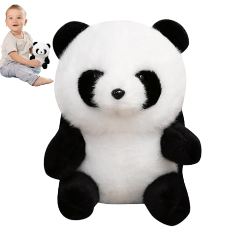 Générique Panda Plüschtier Panda Bär Plüschtier Niedliche Plüschtiere Panda Plüsch Bequem Kreativ Handgemacht mit selbstklebendem Gurt für Schlafzimmer Sofa Büro Dekoration von Générique