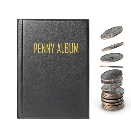 Générique Penny Books for Collectors – Album enthält 108 Münzen | Organizeranzeige für Zuhause, Reisen, Geld, Dollar, Nachbarschaft, Stempel, Souvenir, Sammlung Générique Penny Books for Collectors – Album enthält 108 Münzen | Organizeranzeige für Zuhause, Reisen, Geld, Dollar, Nachbarschaft, Stempel, Souvenir, Sammlung von Générique