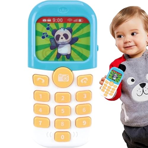 Générique Phone for Kids, Toddler Learning Toy & Music Pretend Phone, Cartoon Preschool Interactive Toy, Simulated Toy for Kids 3+, Toddler Learning Phone von Générique