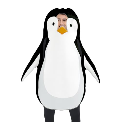 Générique Pinguin-Kostüm für Erwachsene – Pinguin-Overall, Kostümzubehör für Nachahmungsspiel, Mädchen, Männer, Frauen, Karneval, Maskerade, Partys Générique Pinguin-Kostüm für Erwachsene – Pinguin-Overall, Kostümzubehör für Nachahmungsspiel, Mädchen, Männer, Frauen, Karneval, Maskerade, Partys von Générique