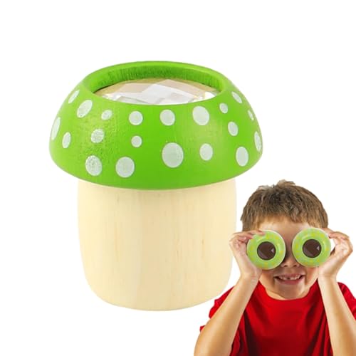 Générique Plant Toy Mushroom Kaleidoskop, Kreatives Pflanzenspielzeug, Teleskop, tragbares Lernspielzeug für Kinder, Wissenschaft für Farbe und Form, kognition, Entwicklung und fantasievolles Spielen von Générique