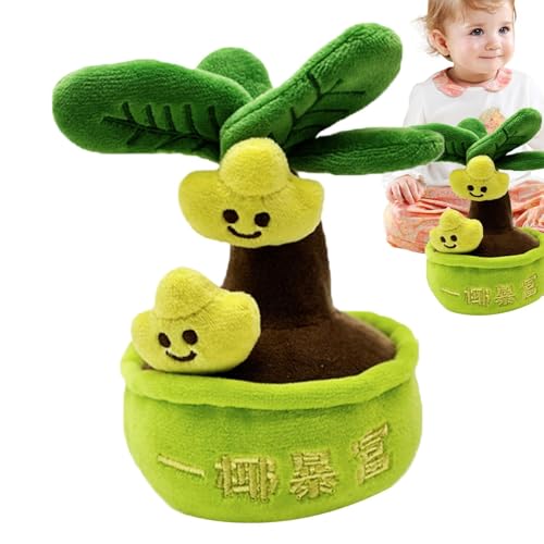 Générique Plüschpflanze, Moneytree, Pillow Toy, Plush Flower Pot, niedlich, weich, Plüsch, süßer Blumentopf, dekorativer Plüsch, Cartoon-Toy, weiche Plüschpuppe für Kinder von Générique