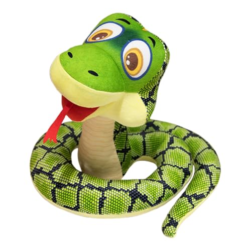 Générique Plüschtier mit Schlange gefüllt, coole Snake Stuffed Tiere, 2025 Snake Doll Plush, Snake Plush Pillow, Snake Toy für Kinder, Snake Plush Spielzeug für Mädchen, Snake Stuffed Tier für von Générique