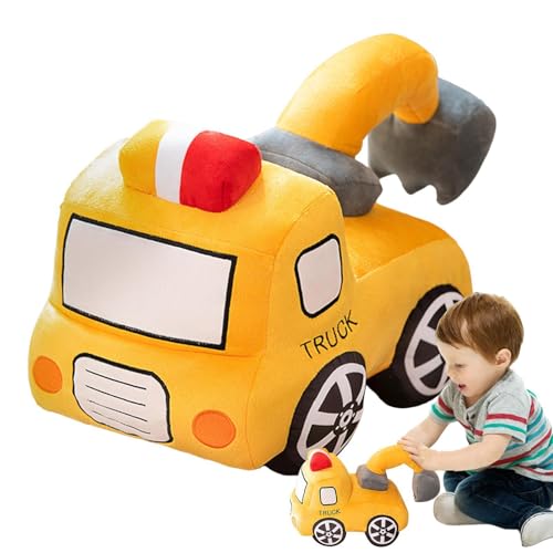 Générique Plush Construction Toy for Kids | 40,8 cm Plüschbagger | Cuddly Construction Vehicle Plush, Bagger Plush Toy für Erwachsene, Konstruktion Vehicle Plush, Stuffed Vehicle for Children von Générique