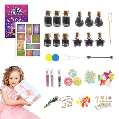 Générique Potion Kits für Kinder, Chemistry Set To Make Magic Potion, Potion Making Set, Fairy Potion Bottles Craft Toy, Wissenschaftsset Magic Kits, Magic Potion Kits für Kinder, Potion Making Kit von Générique