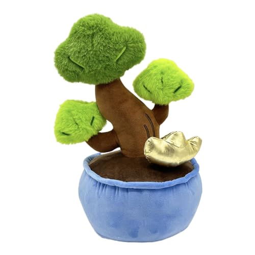 Générique Potted Plant Plush, Cute Money Tree Toy, Cartoon Flower Pot Plush, Soft Throw Pillow Doll, Entzückendes Plüschspielzeug für Kinder, kuscheliges Raumdekor, umwerfbarer Blumentopf Plüschtier von Générique