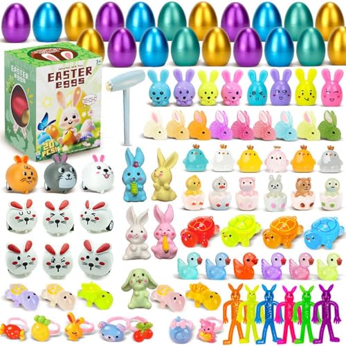 Générique Prefilled Easter Eggs, Easter Favors, Egg Smashing Toys, Classroom Prize Toys, Easter Eggs with Toys, Easter Egg Favors, Easter Theme Toys, Toy Filled Eggs, Smashing Egg Toys von Générique