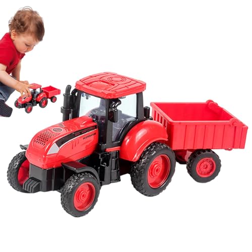 Générique Pull Back Car, Pull Back Car for 3 Year Old, Engineering Car Racing Toy, Friction Powered Truck Toys, 15x7x7cm Toy Truck for Boys with Pull Back Action, Pull Back Toy Trucks for Playtime von Générique