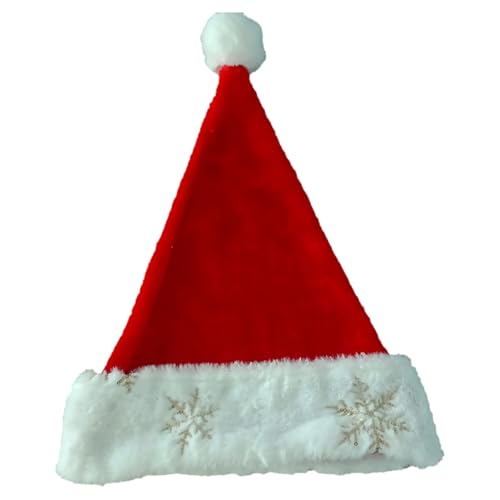 Générique Rot Pailletten Christmas Hat Grown Up Red Snowflakes Thickened Mütze Rot Kinder, G., One size Générique Rot Pailletten Christmas Hat Grown Up Red Snowflakes Thickened Mütze Rot Kinder, G., One size von Générique