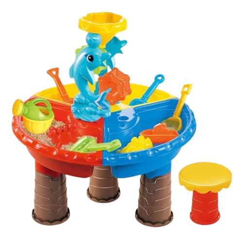 Générique Sand- und Wassertisch | sensorische Lernspiele für Kleinkinder mit Zubehör – Lernspiele für Vorschule und sensorische Spiele für Kleinkinder Générique Sand- und Wassertisch | sensorische Lernspiele für Kleinkinder mit Zubehör – Lernspiele für Vorschule und sensorische Spiele für Kleinkinder von Générique