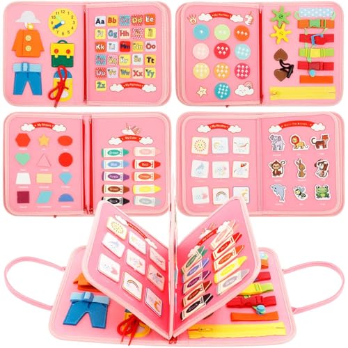 Générique Sensorische Tafel für Kinder, Feinmotorik, aus Filz – sensorisches Buch – Spiele 3 – 8 Jahre Reise Schule Haus Familie Générique Sensorische Tafel für Kinder, Feinmotorik, aus Filz – sensorisches Buch – Spiele 3 – 8 Jahre Reise Schule Haus Familie von Générique