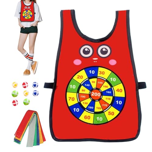 Générique Set mit selbstklebender Weste – Wurfball-Set zum Fangen | Sportausrüstung, waschbar, für Rasen, Park, , Hinterhof, Picknick Générique Set mit selbstklebender Weste – Wurfball-Set zum Fangen | Sportausrüstung, waschbar, für Rasen, Park, , Hinterhof, Picknick von Générique