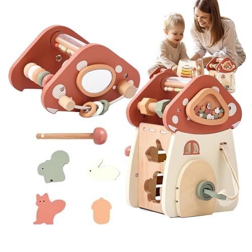 Générique Shape Matching Activity Toy, Mushroom Shape Matching Kids Learning Toy, Educational Preschool Toy for Finger Dexterity, Fun Developmental Activities for Children Aged 2 to 6 von Générique