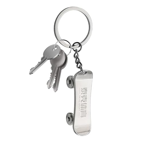 Générique Skateboard-Anhänger – Mini-Eislaufbahn für Jugendliche, aus strapazierfähigem Metall | kreative Skateboard-Decke, schöne Geschenkidee für , Dekoration für Schlüssel und Zugang Générique Skateboard-Anhänger – Mini-Eislaufbahn für Jugendliche, aus strapazierfähigem Metall | kreative Skateboard-Decke, schöne Geschenkidee für , Dekoration für Schlüssel und Zugang von Générique