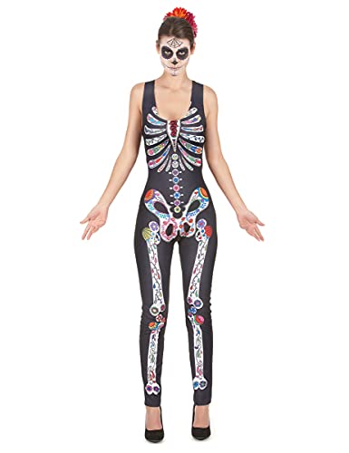 DEGUISE TOI Skelett-Kostüm für Damen - Día de los Muertos - Schwarz von DEGUISE TOI