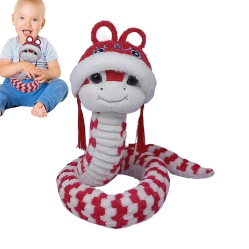 Générique Snake Year Plüschtier, niedliches Snake Maskottchen, Lunar New Year Plüsch, chinesisches neues Jahr, niedliches Snake Maskottchen für das neue Jahr, Schlange und Spielzeug für Zuhause, Büros von Générique