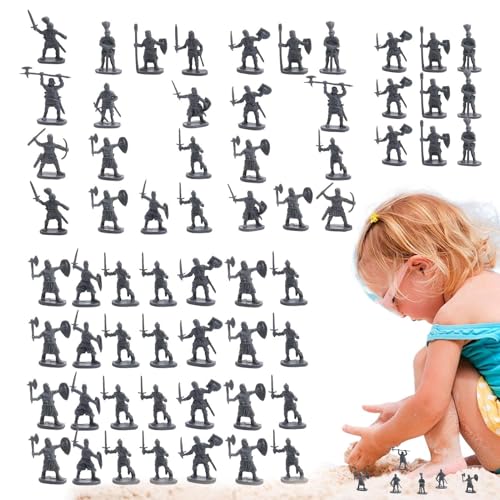 Générique Soldatenfiguren, bewegliche Figuren mit verschiedenen Posen – alte Miniaturen, 100 x Statuen, Modell-Spielsets für Lernprojekte, Nachahmungsspiel für und Mädchen Générique Soldatenfiguren, bewegliche Figuren mit verschiedenen Posen – alte Miniaturen, 100 x Statuen, Modell-Spielsets für Lernprojekte, Nachahmungsspiel für und Mädchen von Générique