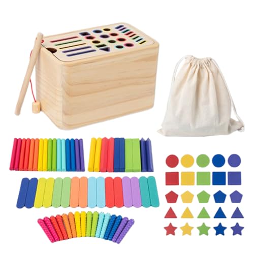 Générique Sortierspielzeug in Form aus Holz, Sortierspielzeug für Kleinkinder – Plug-In-Spiele für sensorische Übereinstimmung – sensorisches Farbspielzeug aus Holz Générique Sortierspielzeug in Form aus Holz, Sortierspielzeug für Kleinkinder – Plug-In-Spiele für sensorische Übereinstimmung – sensorisches Farbspielzeug aus Holz von Générique